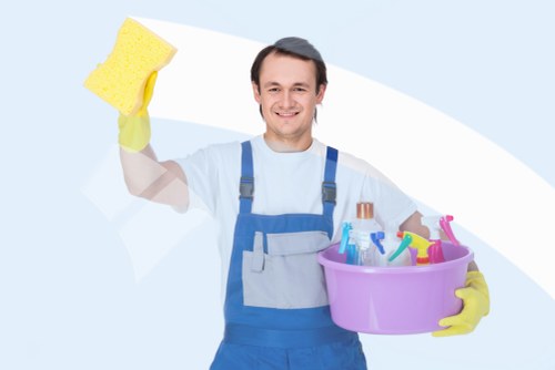Preparing carpets for professional cleaning