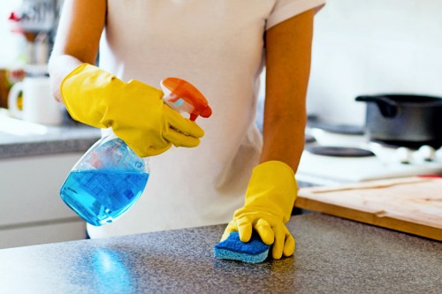 Professional carpet cleaners at work in Havering-atte-Bower