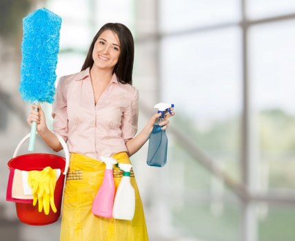 Eco-friendly carpet cleaning process in action