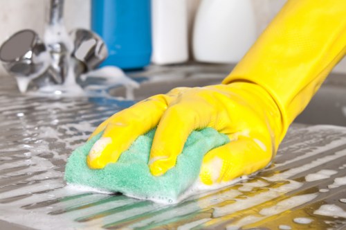 Expert carpet cleaners at work in Rotherhithe
